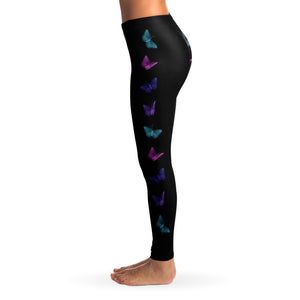 Optical Illusion Butterfly Side Leggings