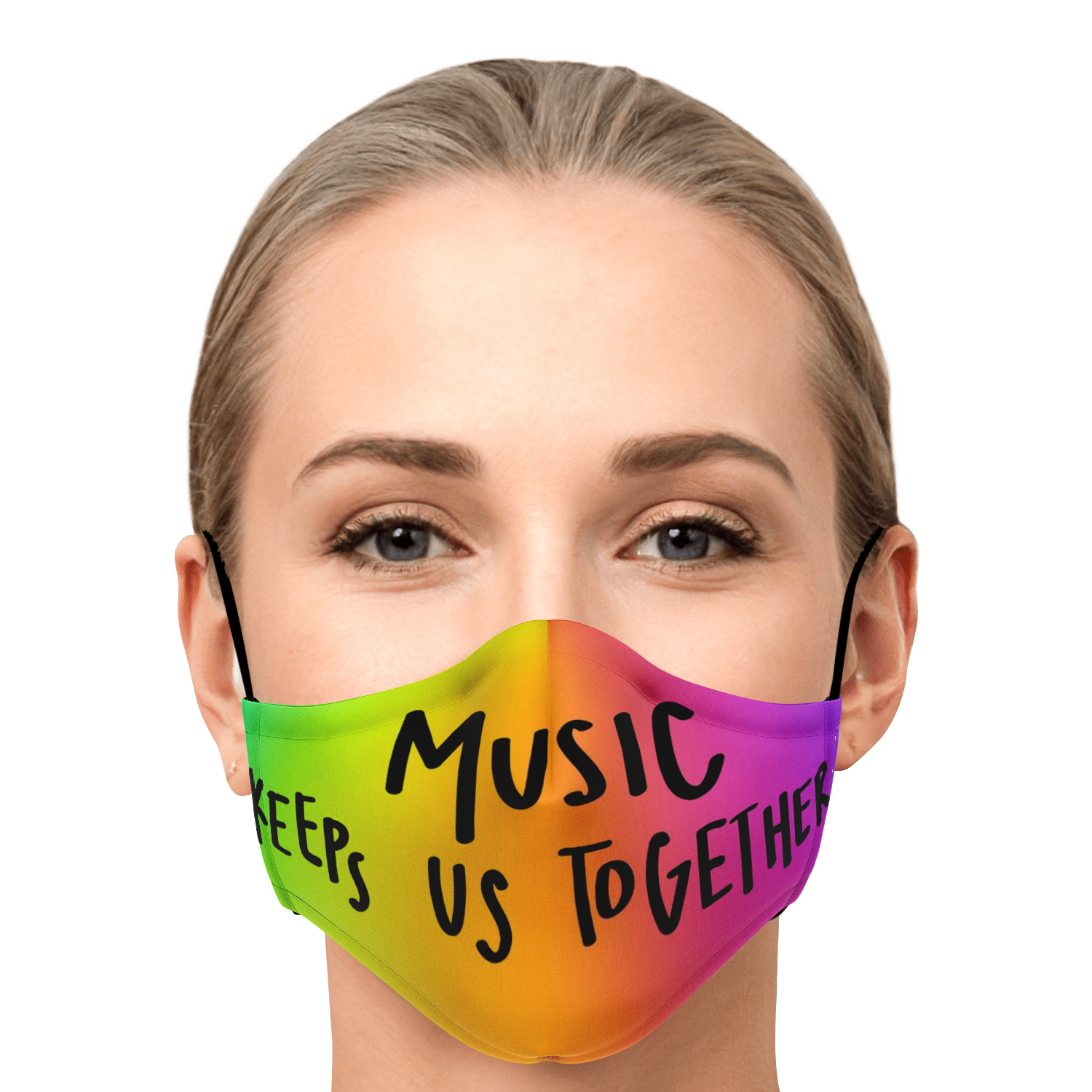 Music Keeps Us Together Face Mask
