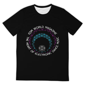 Flower of Life Laser Show Glitch Tee