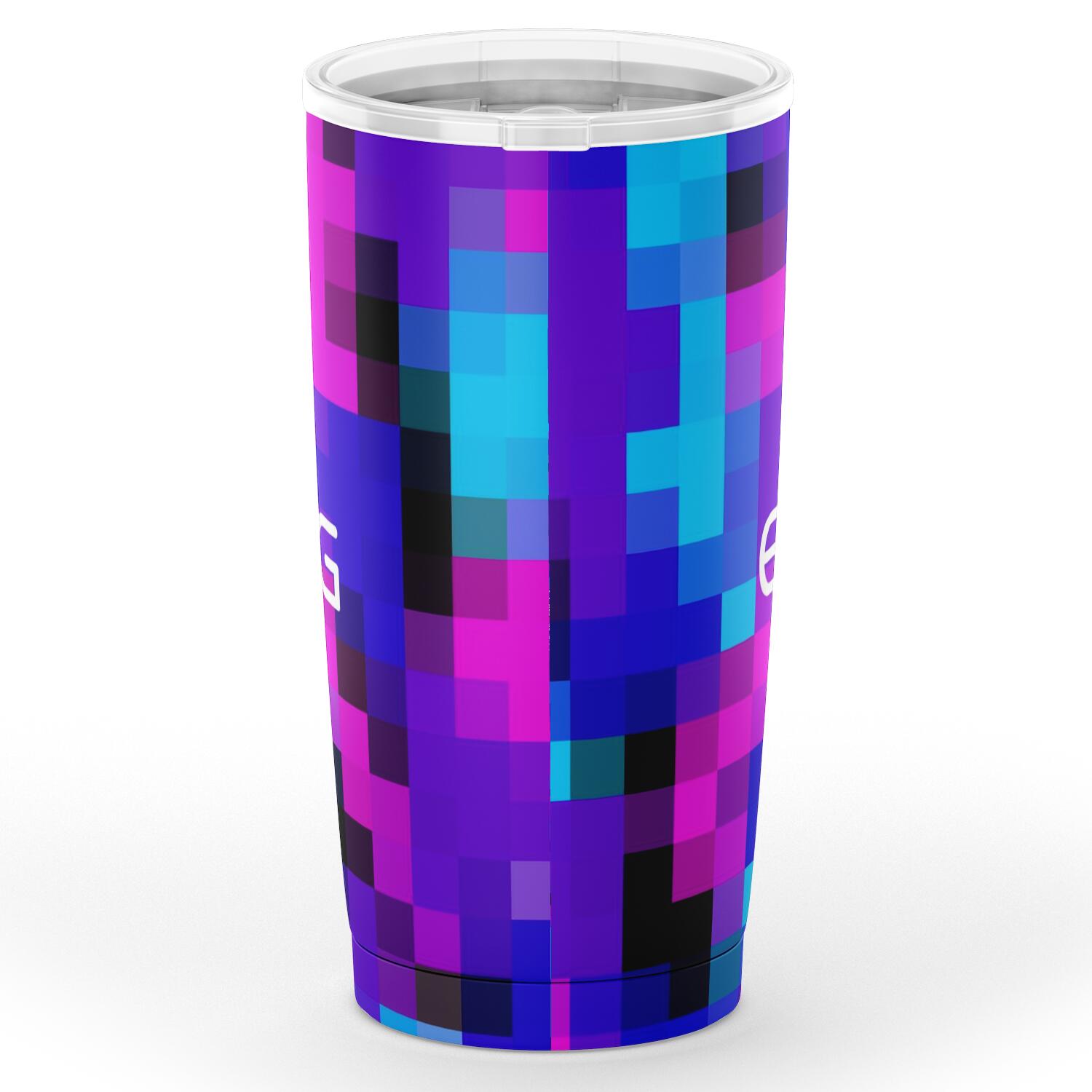 Color Pop Pixel Tumbler