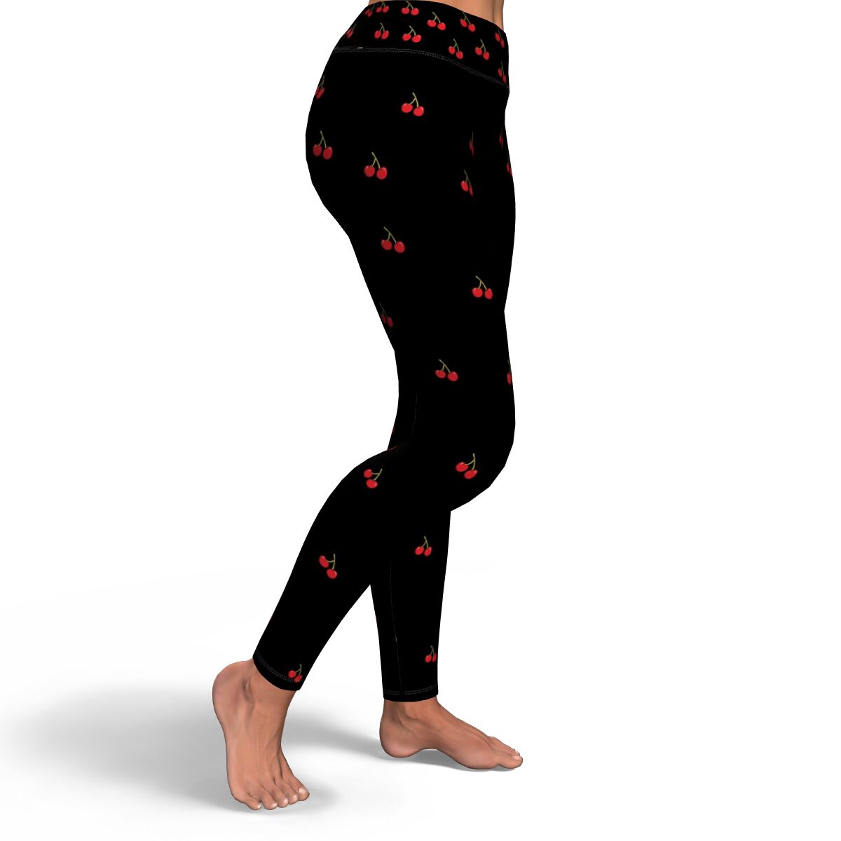 Cherry Yoga Pants