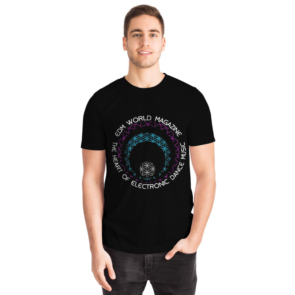 Flower of Life Laser Show Glitch Tee