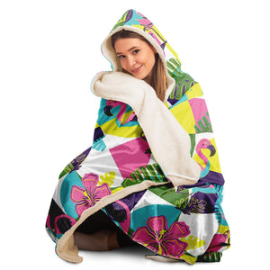 Lost in the Tropics Hooded Blanket