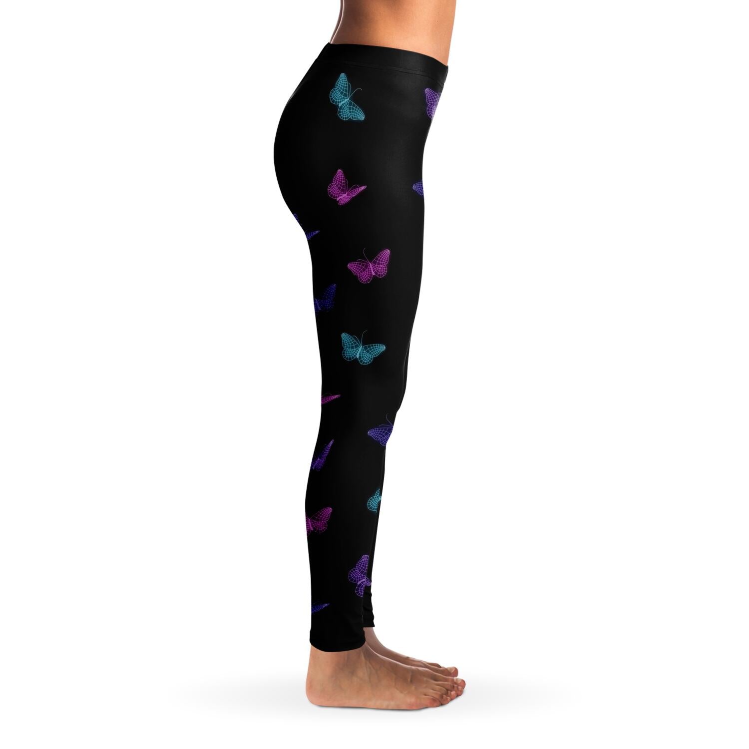 Optical Illusion Butterfly Leggings