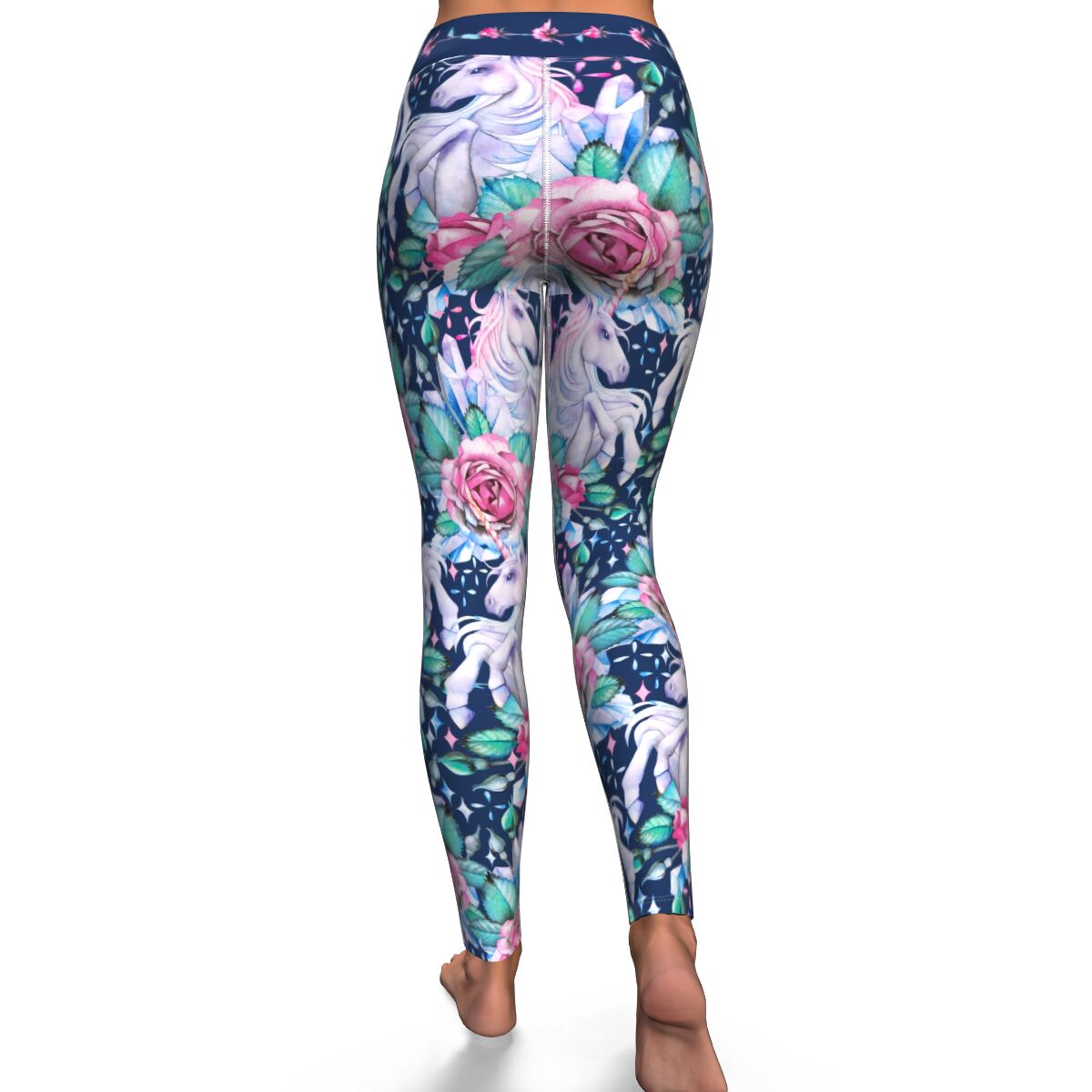Unicorn & Roses Yoga Pants