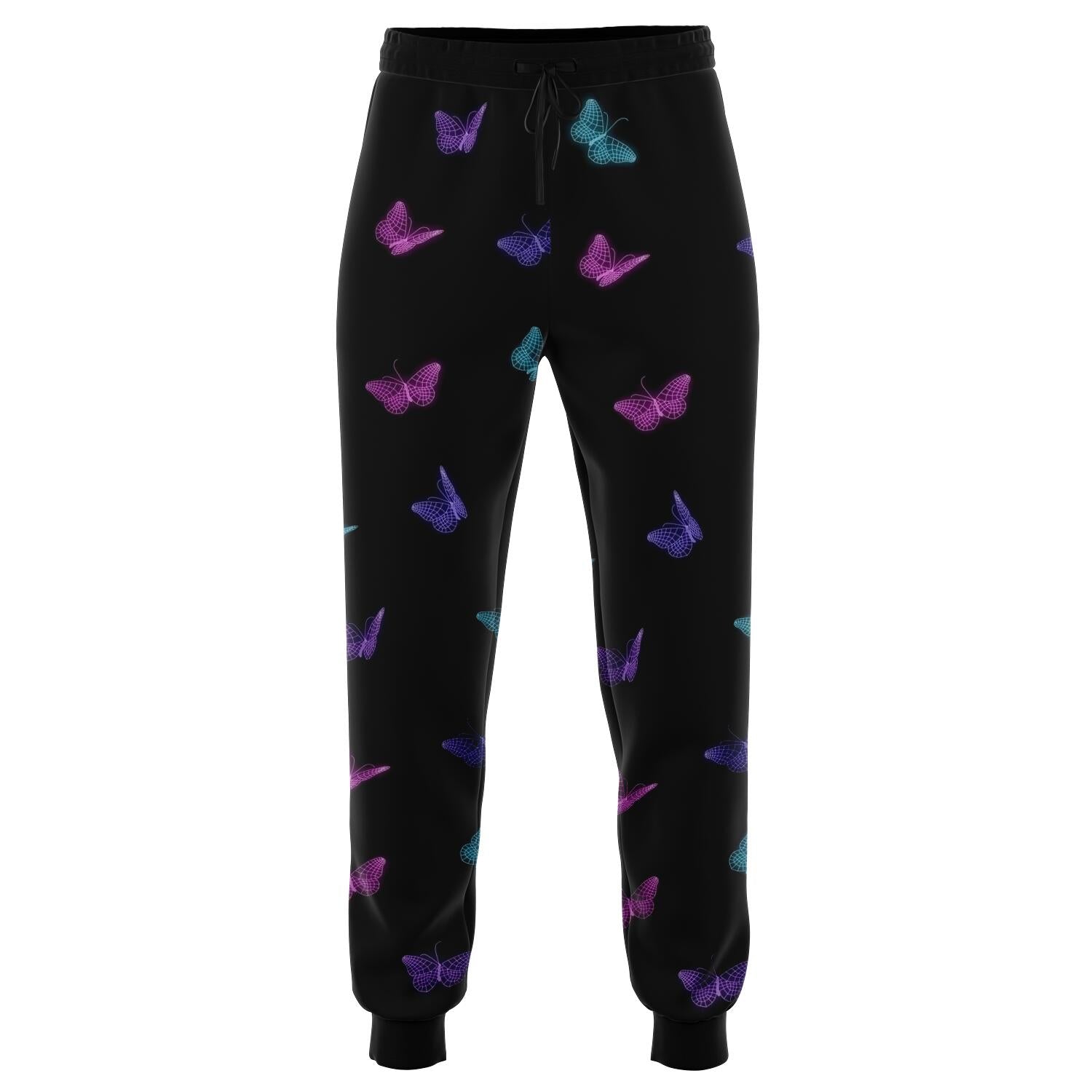 Optical Illusion Butterfly Front Joggers